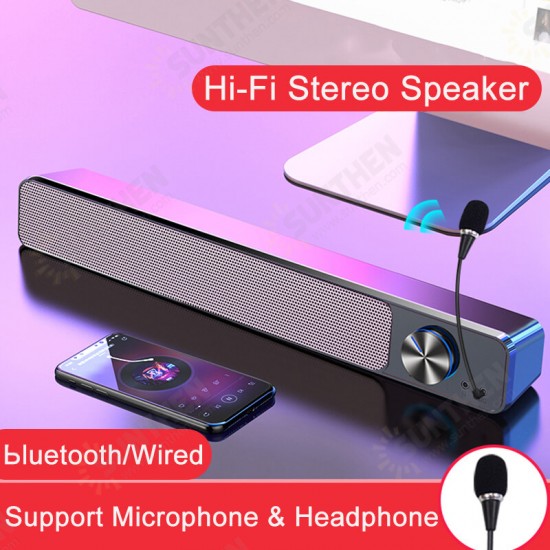 G18 bluetooth Speaker HIFI 4D Stereo Surround Sound Bass Subwoofer Dual Drivers Noise Reduction Soundbar Computer Speaker Home Theater