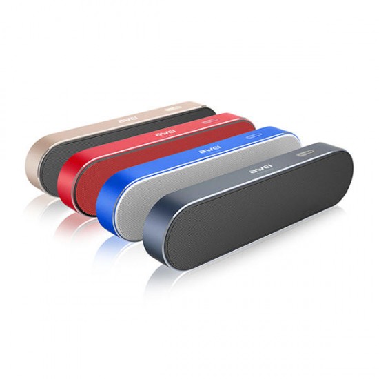 Awei Y220 Portable 2000mAh Dual Driver Unit Aluminum Alloy TF Card bluetooth Speaker With Mic