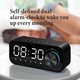 B126 bluetooth 5.0 Speaker Alarm Clock Night Light Multiple Play Modes LED Display 360° Surround Stereo Sound 1800mAh Battery Life