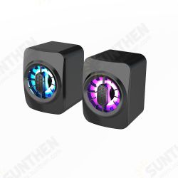 A1 Computer Smart Portable Speaker 2.0 Channel HIFI 3.5 Audio Interface RGB Cool Lighting Effect A1 Computer Smart Portable Speaker 2.0 Channel HIFI 3.5 Audio Interface RGB Cool Lighting Effect