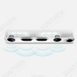 Play1D bluetooth 5.0 Speaker Desktop Sound Bar Hard Solution DSP Double Horn Speaker USB Power Supply