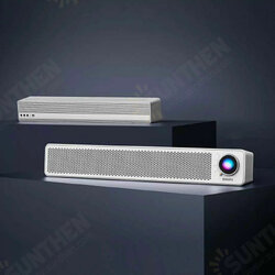 Play1D bluetooth 5.0 Speaker Desktop Sound Bar Hard Solution DSP Double Horn Speaker USB Power Supply