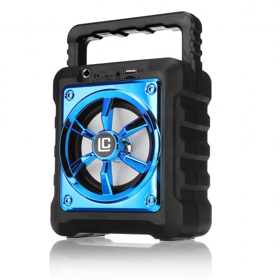 1200mAh Portable bluetooth Hi-Fi Speaker Outdoors Waterproof AUX USB TF FM Playing Loudspeaker
