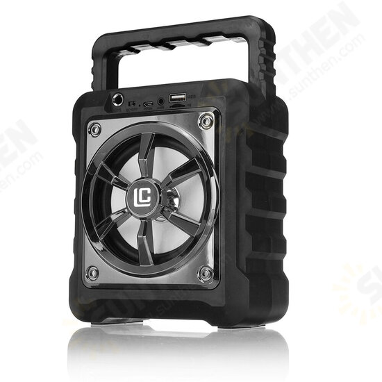 1200mAh Portable bluetooth Hi-Fi Speaker Outdoors Waterproof AUX USB TF FM Playing Loudspeaker