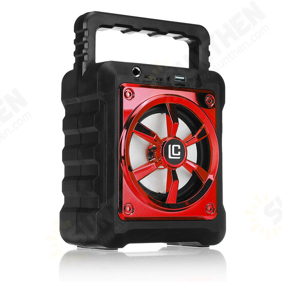 1200mAh Portable bluetooth Hi-Fi Speaker Outdoors Waterproof AUX USB TF FM Playing Loudspeaker