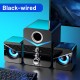 360 Degree Stereo Sound bluetooth Speakers Wireless Subwoofer Bass Radio Indoor PC Desktop USB Laptop