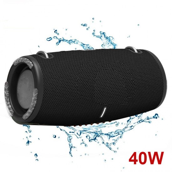 40W bluetooth Speakers Subwoofer TWS Wireless Portable Outdoor Waterproof Music Player SoundBox Column Support Audio TF Card FM
