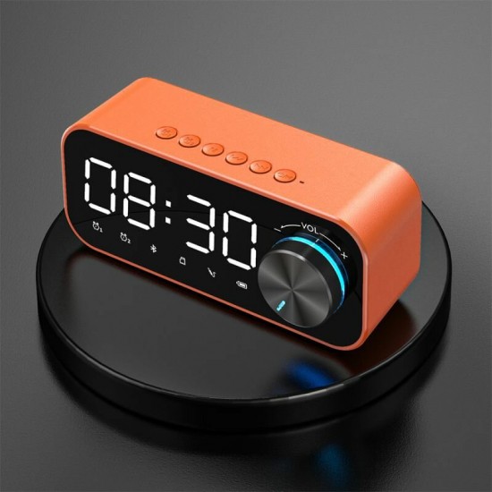 B126 bluetooth Subwoofer Music Player Speaker Alarm Clock With FM Radio Broadcast And Dual Alarm Clock Settings