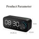 B126 bluetooth Subwoofer Music Player Speaker Alarm Clock With FM Radio Broadcast And Dual Alarm Clock Settings