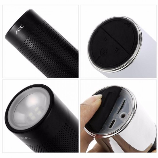 BT201 Wireless bluetooth Speaker Portable Stereo 2200mAh TF Card Outdoors Speaker With Flashlight