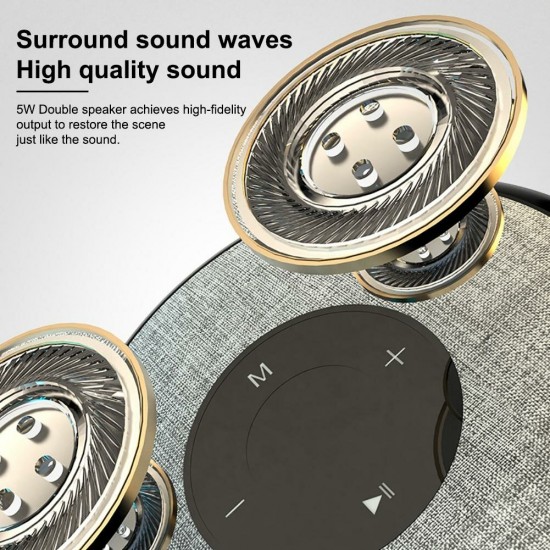 C7 Floating bluetooth Speaker Dual Bass IPX6 Waterproof Soundbox Mini Portable Subwoofers with Touch Buttons