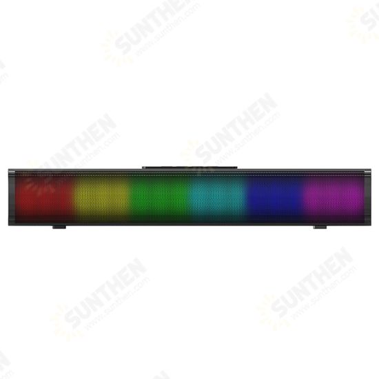 D02 Wireless bluetooth Speaker Multifunctional RGB TF Card Subwoofer Computer Game Sound Bar Loudspeaker