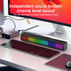 D02 Wireless bluetooth Speaker Multifunctional RGB TF Card Subwoofer Computer Game Sound Bar Loudspeaker