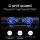 M10 4 Unit Sound LED Display Big Power Wireless Bass Column 6D Stereo Soundbar Music Center bluetooth Speaker