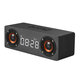 M5C bluetooth Speaker Alarm Clock LED Screen Display Voice Call Wooden Box High Quality Music Stereo Sound Effect Noise Reduction TF Card Speaker M5C bluetooth Speaker Alarm Clock LED Screen Display Voice Call Wooden Box High Quality Music Stereo Sound Effect Noise Reduction TF Card Speaker