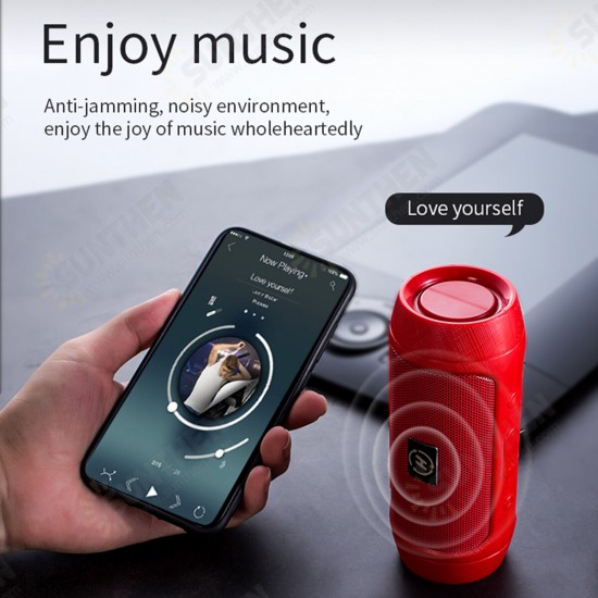 MINI2+ Wireless bluetooth 4.2 Speaker Outdoor Waterproof Portable Stereo Support TF Card USB Charging