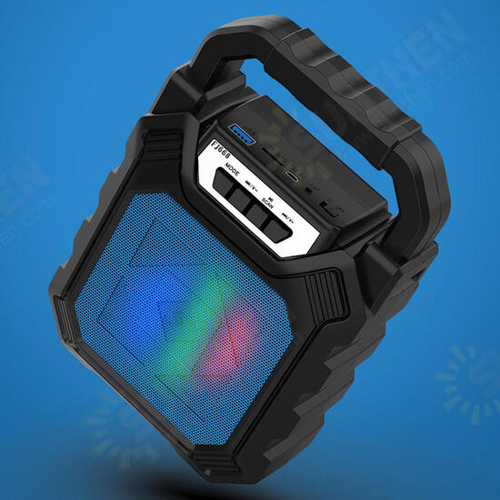 Portable Wireless bluetooth 3.5mm 1200mAh Hifi Music Speaker Support TF Card FM Radio With Microphone Portable Wireless bluetooth 3.5mm 1200mAh Hifi Music Speaker Support TF Card FM Radio With Microphone