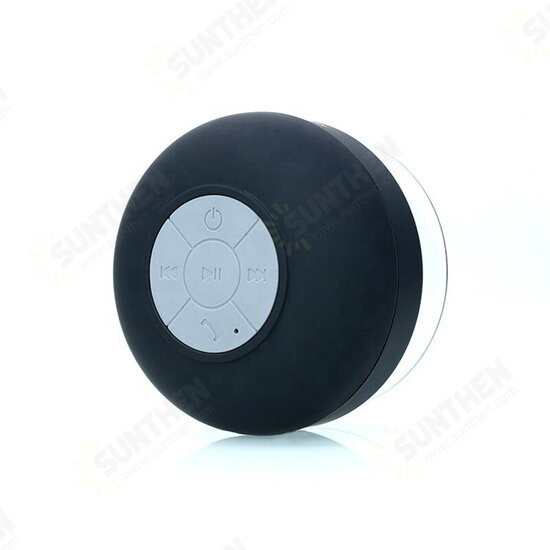 Portable bluetooth Sucker Waterproof Wireless Handsfree Speaker For Bathroom Shower Pool Beach