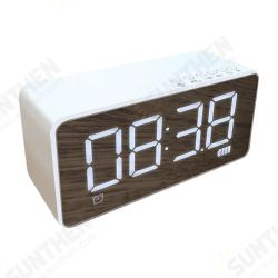 Q31 bluetooth Wireless Speaker 3.5mm AUX Jack Mirror LED Digital Display FM Radio Speaker Alarm Clock Player Q31 bluetooth Wireless Speaker 3.5mm AUX Jack Mirror LED Digital Display FM Radio Speaker Alarm Clock Player
