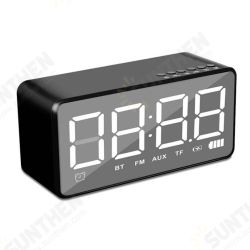 Q31 bluetooth Wireless Speaker 3.5mm AUX Jack Mirror LED Digital Display FM Radio Speaker Alarm Clock Player Q31 bluetooth Wireless Speaker 3.5mm AUX Jack Mirror LED Digital Display FM Radio Speaker Alarm Clock Player