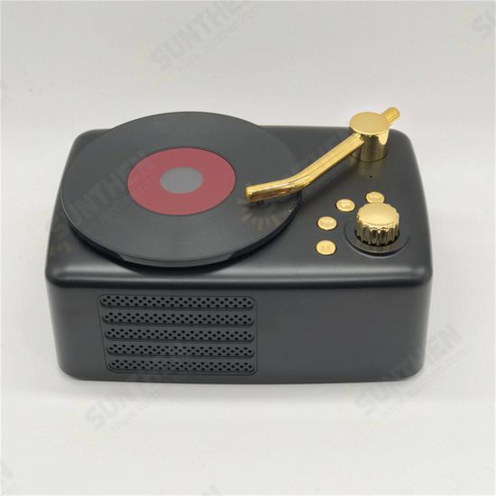 Retro Mini Portable Wireless bluetooth5.0 Speaker Radio USB TF Card Music Player Hifi Sound Amplifier