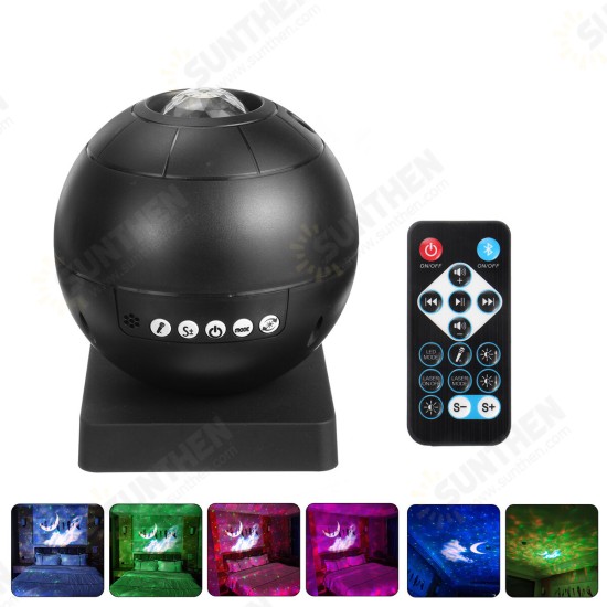 Star Projector Light Night Lamp Music Player LED Starry Sky Ocean Wave with Remote Star Projector Light Night Lamp Music Player LED Starry Sky Ocean Wave with Remote