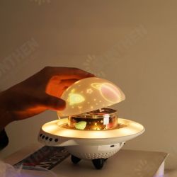 UFO Starry Sky Projection Light Flying Saucer bluetooth Speaker Music Player LED Night Light With Remote Control UFO Starry Sky Projection Light Flying Saucer bluetooth Speaker Music Player LED Night Light With Remote Control