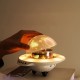 UFO Starry Sky Projection Light Flying Saucer bluetooth Speaker Music Player LED Night Light With Remote Control