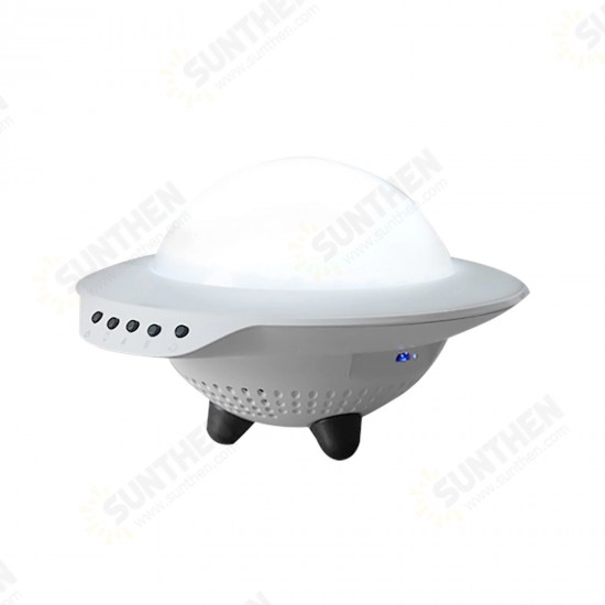 UFO Starry Sky Projection Light Flying Saucer bluetooth Speaker Music Player LED Night Light With Remote Control