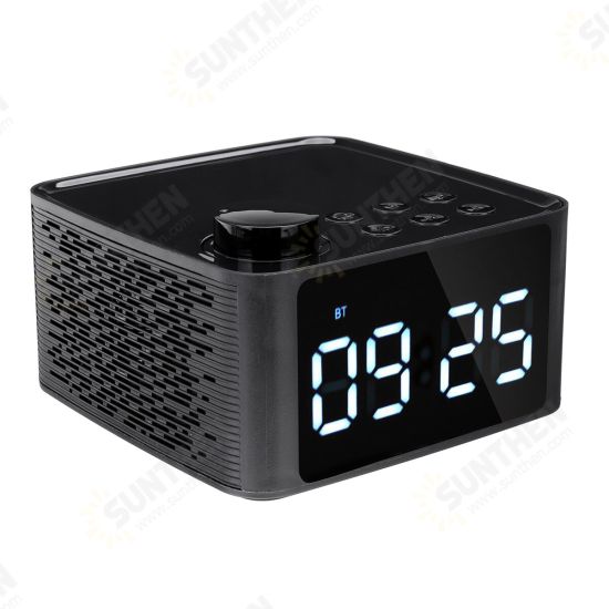 Wireless bluetooth 5.0 Speaker LED Display Alarm Clock FM Radio TF Card Handsfree Speaker Wireless bluetooth 5.0 Speaker LED Display Alarm Clock FM Radio TF Card Handsfree Speaker