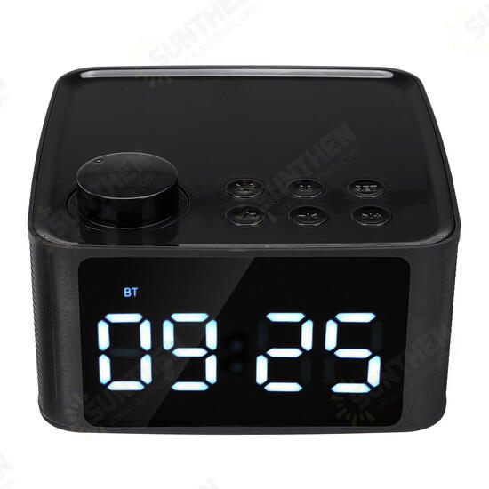 Wireless bluetooth 5.0 Speaker LED Display Alarm Clock FM Radio TF Card Handsfree Speaker Wireless bluetooth 5.0 Speaker LED Display Alarm Clock FM Radio TF Card Handsfree Speaker