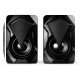 X2 Stereo Sound Surround Loudspeaker with RGB Light Speakers USB Powered Subwoofer for Desktop Laptop PC Computer