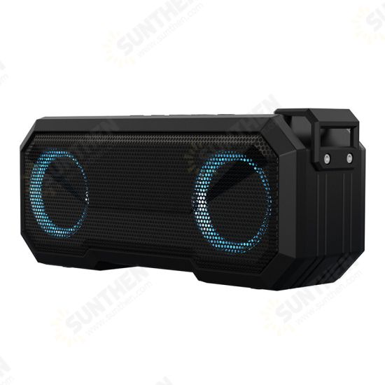 X8 bluetooth Speaker Subwoofer Stereo HIFI 52MM Dual Drivers 16W FM Radio TF Card AUX-In Soundbar 3000mAh Power Bank