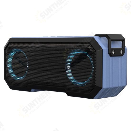 X8 bluetooth Speaker Subwoofer Stereo HIFI 52MM Dual Drivers 16W FM Radio TF Card AUX-In Soundbar 3000mAh Power Bank