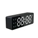 ZXL-B119 Wireless bluetooth Speaker Bass Subwoofer FM Radio TF Card Dual Alarm Clock 10W LED Mirror Soundbar with Mic