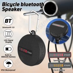 bluetooth Speaker LED Speed Digital Display Wireless HIFI Outdoor Waterproof Bicycle Speakers bluetooth Speaker LED Speed Digital Display Wireless HIFI Outdoor Waterproof Bicycle Speakers