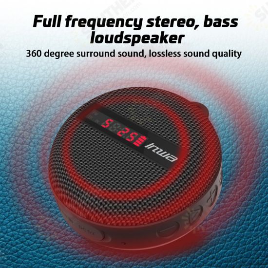 bluetooth Speaker LED Speed Digital Display Wireless HIFI Outdoor Waterproof Bicycle Speakers