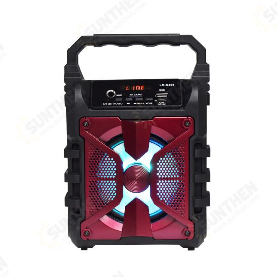 u bluetooth Speaker Waterproof Speakers Subwoofer with microphone Large Boom Box Volume Speaker Music Center Radio