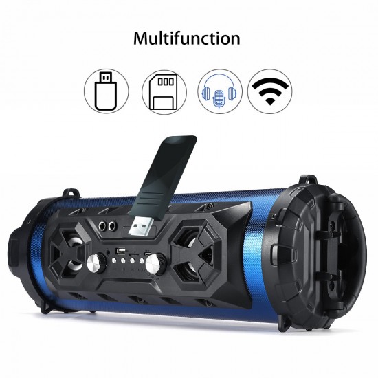 Colorful LED Light Portable bluetooth Speaker 20W Powerful Wireless Outdoor Speaker Camping Party Subwoofer Surround Music Boombox