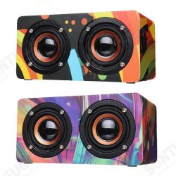 D50 Wooden Colorful Digital Amplifier bluetooth Wireless Speaker Ultra Bass Subwoofer Sound Headset D50 Wooden Colorful Digital Amplifier bluetooth Wireless Speaker Ultra Bass Subwoofer Sound Headset