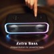 BT20 2600mAh Wireless bluetooth Speaker DSP Technology Powerful Bass Stereo Sound Box Waterproof Speaker Support Microphone