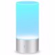 ELE Table Lamp Touch Sensor Lamp bluetooth Speaker Dimmable Warm White Light & Color Changing RGB