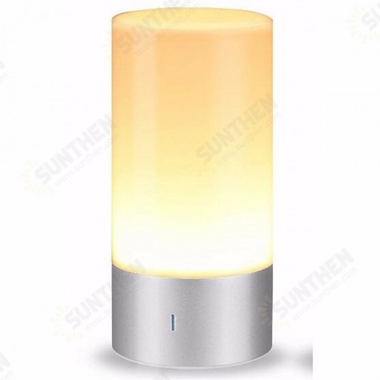 ELE Table Lamp Touch Sensor Lamp bluetooth Speaker Dimmable Warm White Light & Color Changing RGB