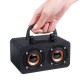 FT-4002 Wooden Wireless bluetooth Speaker Dual Driver TF Card Stereo Bass Subwoofer with Mic with Phone Holder FT-4002 Wooden Wireless bluetooth Speaker Dual Driver TF Card Stereo Bass Subwoofer with Mic with Phone Holder