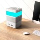 Smart Modular DIY Kit with bluetooth Speaker LED Gesture Sensor Light Wireless Charger Power Strip with 4 AC/3 USB Port