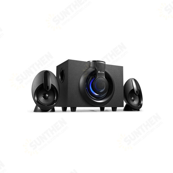Golden Field Q20 Computer Speaker 2.1 Channel 3.5MM Audio Interface Multimedia audio Subwoofer Fully Compatible Button Control Wooden Box Golden Field Q20 Computer Speaker 2.1 Channel 3.5MM Audio Interface Multimedia audio Subwoofer Fully Compatible Button Control Wooden Box