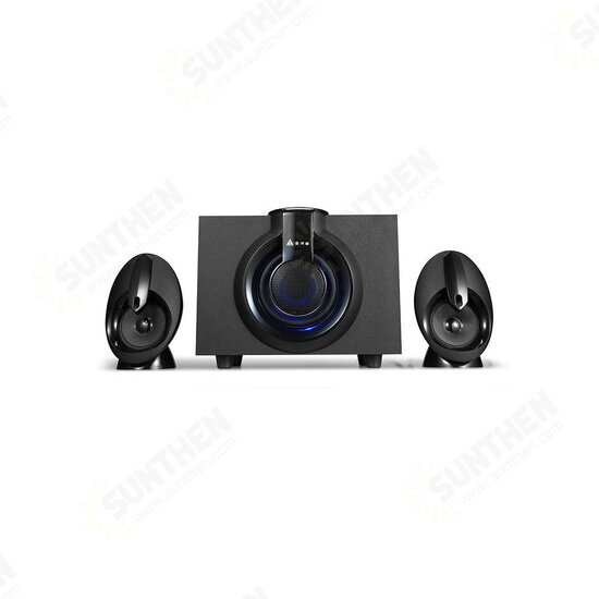Golden Field Q20 Computer Speaker 2.1 Channel 3.5MM Audio Interface Multimedia audio Subwoofer Fully Compatible Button Control Wooden Box Golden Field Q20 Computer Speaker 2.1 Channel 3.5MM Audio Interface Multimedia audio Subwoofer Fully Compatible Button Control Wooden Box