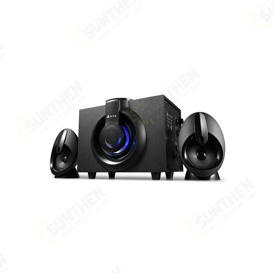 Golden Field Q20 Computer Speaker 2.1 Channel 3.5MM Audio Interface Multimedia audio Subwoofer Fully Compatible Button Control Wooden Box Golden Field Q20 Computer Speaker 2.1 Channel 3.5MM Audio Interface Multimedia audio Subwoofer Fully Compatible Button Control Wooden Box
