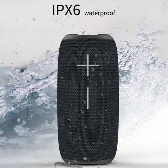 P20 bluetooth Speaker Super Bass Soudbar FM Radio TF Card Mobile Power 2400mAh Hands-free IPX6 Waterproof Outdoor Portable Wireless Speaker with Mic