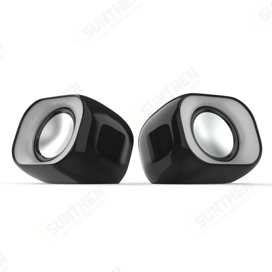 HP DHS2111 Multimedia Speaker Mini USB Stereo Surround Sound Three-band Equalization Desktop Speaker for Laptop Computer HP DHS2111 Multimedia Speaker Mini USB Stereo Surround Sound Three-band Equalization Desktop Speaker for Laptop Computer